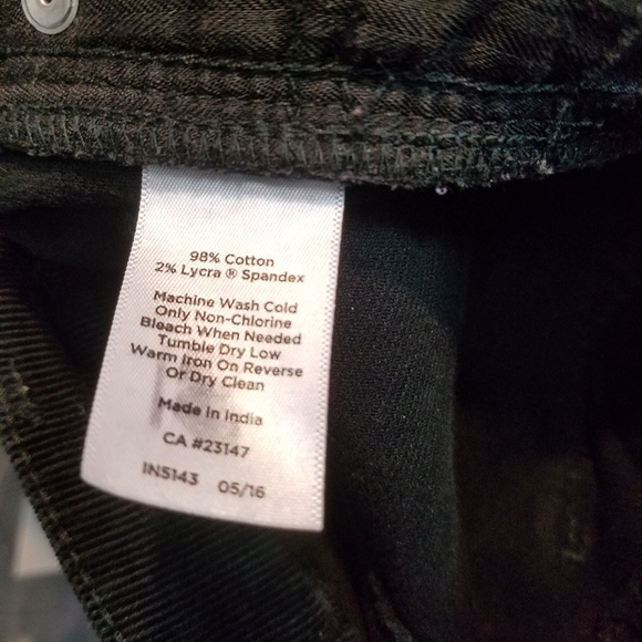 Talbots flawless five pocket straight black corduroy pants - Picture 9 of 9